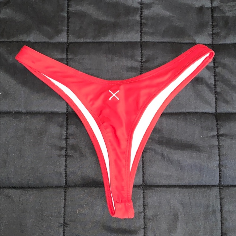 Red Thong Bikini Bottom